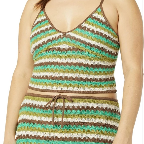 Large Crochet Bralette, Multi-color, The Drop, Women’s, Festival - Picture 5 of 5